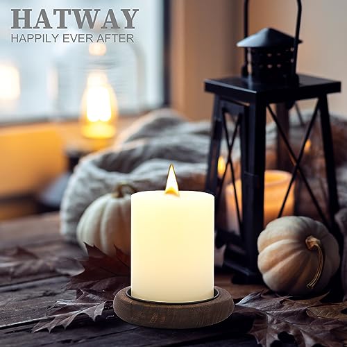Wood Candle Holders for Pillar Candles