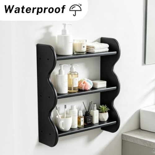 100% Solid Wood Wall Shelf