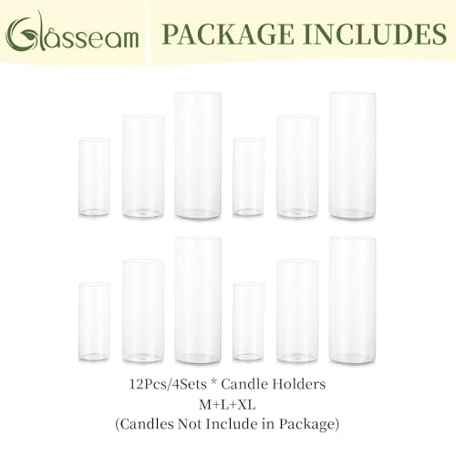 Hurricane Candle Holder Set