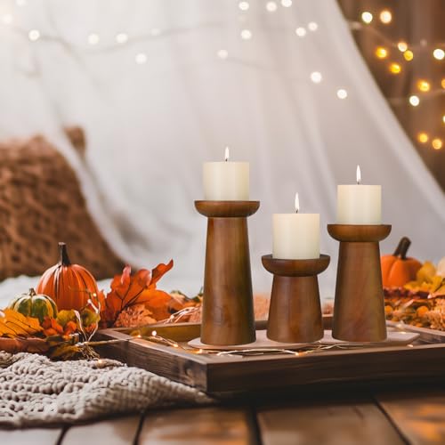 Pillar Candle Holders Set of 3