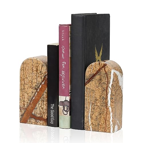 Luxury Marble Bookends for Shelves