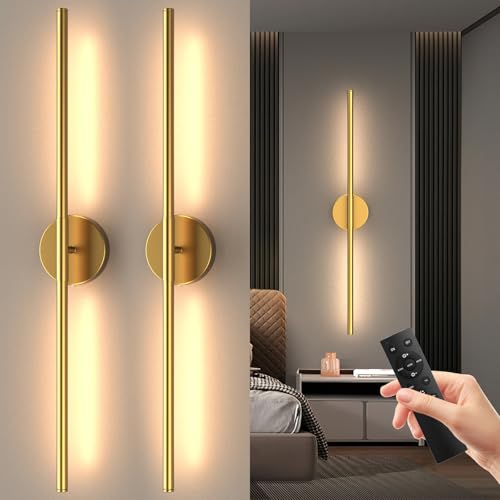 Battery Operated Wall Sconces Set of Two