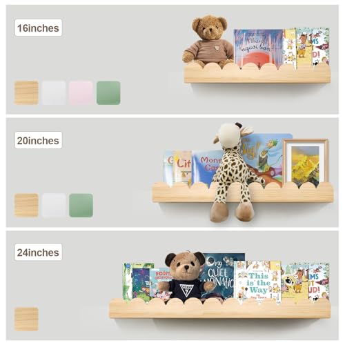 Kids Bookshelf for Wall