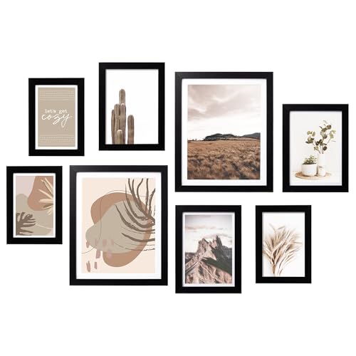 8Pack Picture Frames Set for Wall Decor