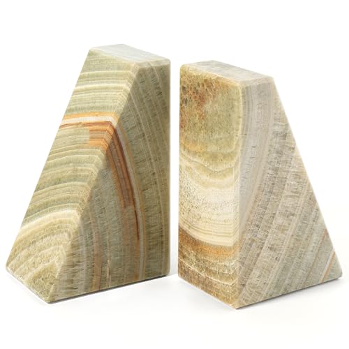 Marble Bookends for Shelves