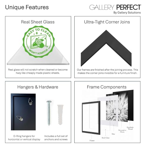 12 Piece Photo Frame Set with Hanging Template
