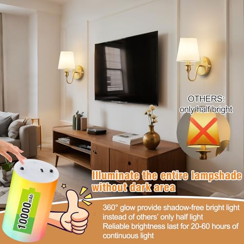 Battery Operated Wall Sconce