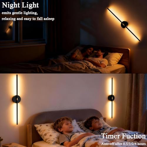 Battery Powered Wall Sconce Set of Two