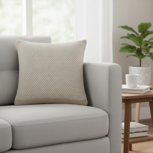 REDEARTH · Textured Throw Pillow Cushion Covers