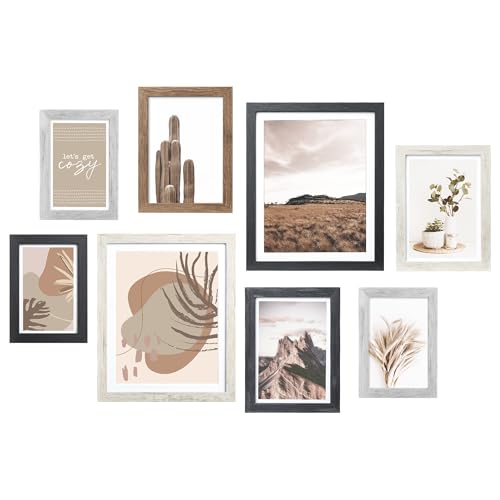 8Pack Picture Frames Set for Wall Decor
