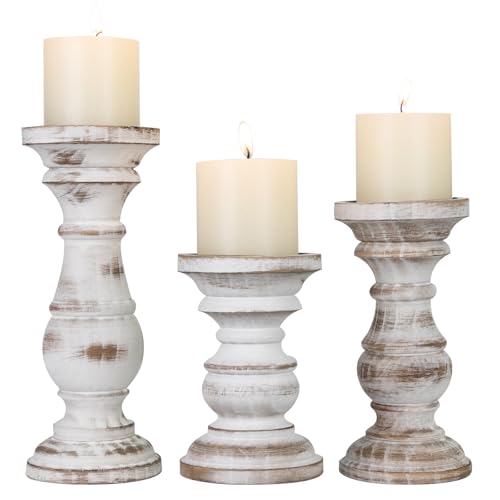 Candle Holder for Pillar Candle Set of 3