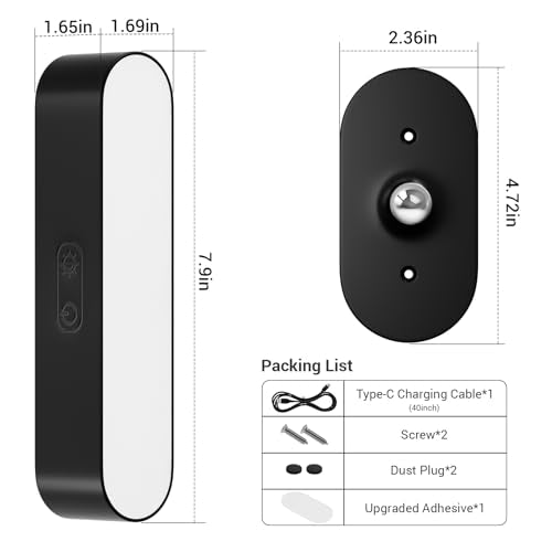 Wall Sconce LED Battery Operated Wall Sconce for Bedroom