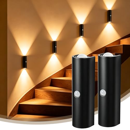 2 Pack Motion Sensor Wall Light