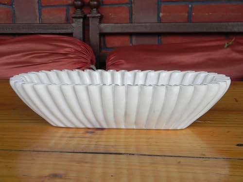 Handcrafted Decorative Marble Scallop Bowl