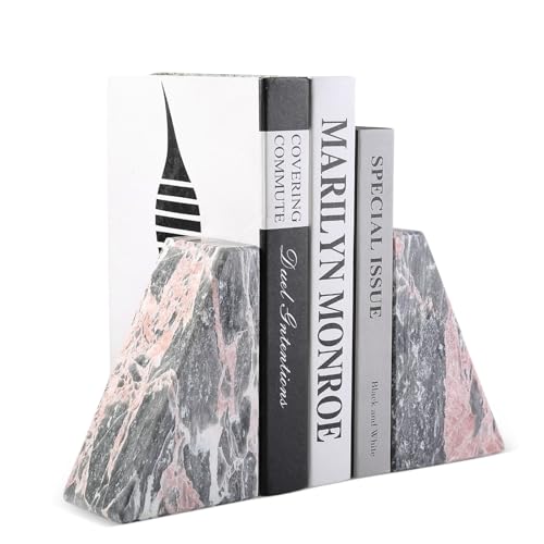 Marble Bookends for Shelves