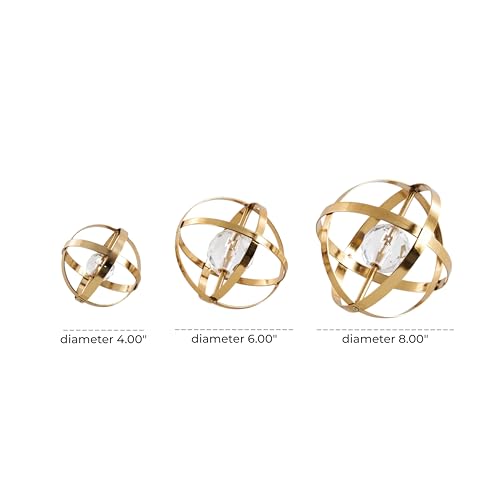 Modern Metal Geometric Sculpture