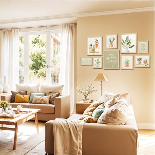 9 Piece Botanical Gallery Wall Art Set