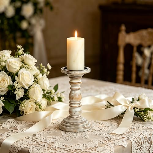 Wood Candle Holder. Ideal Gift and Use for Weddings