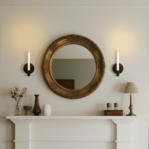 Black Metal Wall Mounted Candlestick