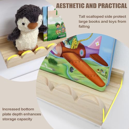 Kids Bookshelf for Wall