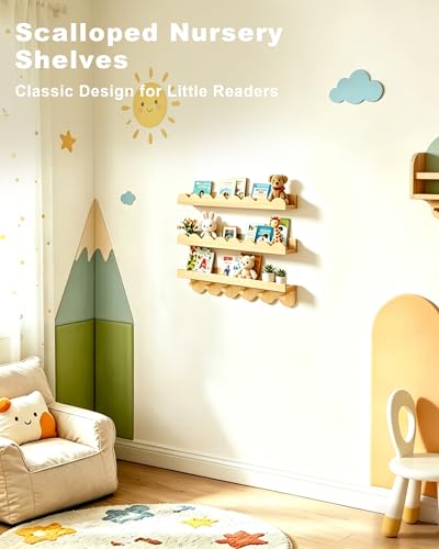 Kids Bookshelf for Wall